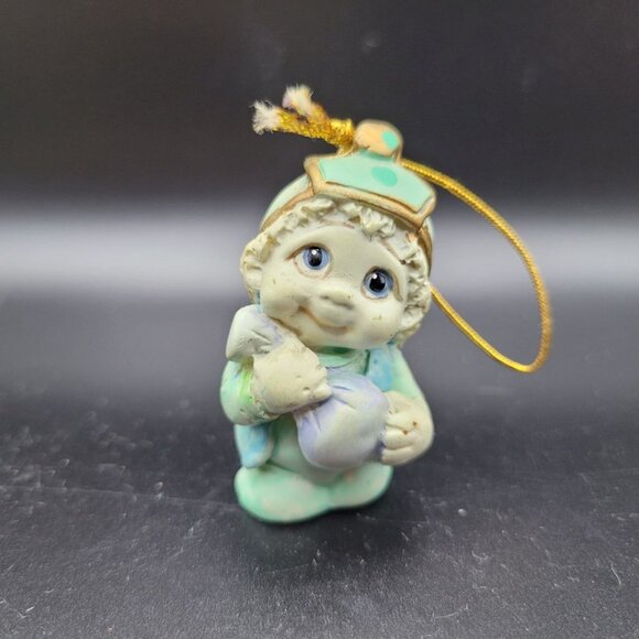 Giftco Dreamsicles Nativity Set 6 Piece Vtg Hanging Ornaments Big Eyes Small - Picture 4 of 8